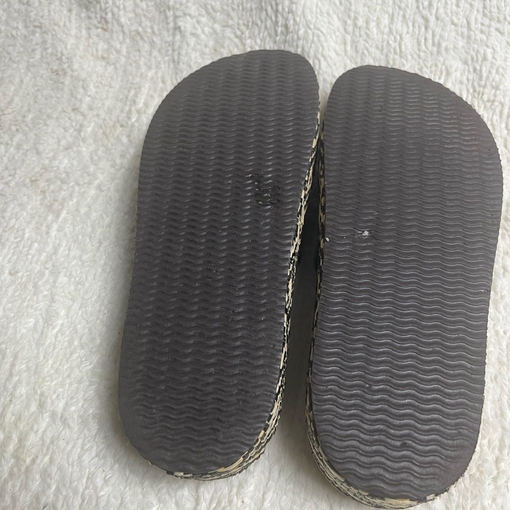 Free People Caravelle Cork Footbed Leather black straps Sandals EUR SZ41 - Picture 7 of 8